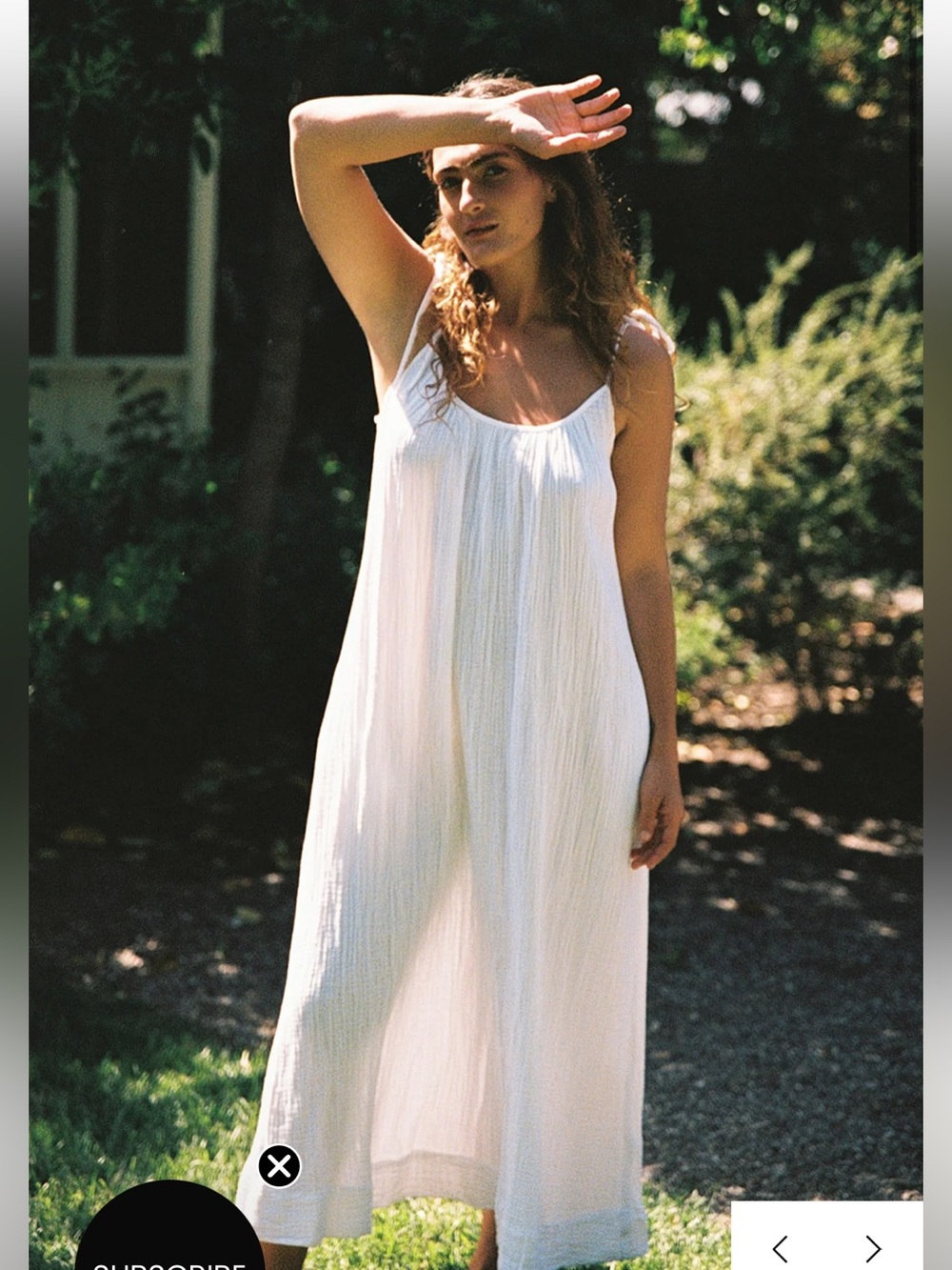 LA RELAXED Organic Gauze Dress S/M